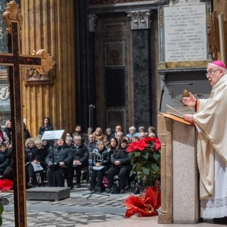 Il vescovo Franco Giulio Brambilla ha aperto il Giubileo in diocesi