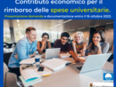 Contributo per le spese degli studenti universitari promosso dall’Amministrazione Comunale di Verbania