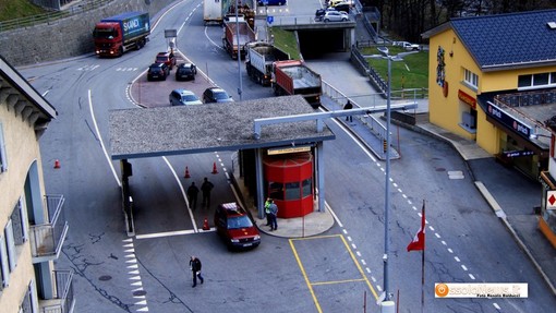 Il posto di confine di Gondo, Svizzera