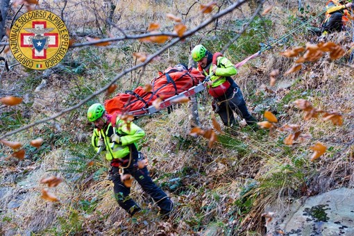 Esercitazione congiunta del Soccorso alpino svizzero e piemontese