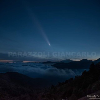 La Cometa del secolo illumina i cieli del Monte Rosa