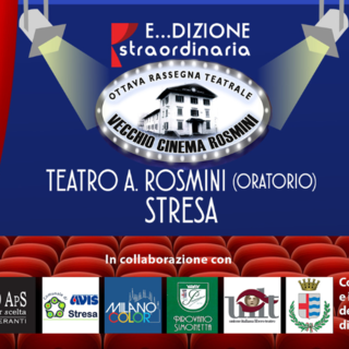 Torna la rassegna teatrale “Vecchio Cinema Rosmini”, con un’edizione speciale