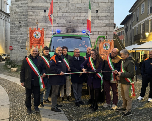 Inaugurato nuovo mezzo della protezione civile a Valle Cannobina FOTO