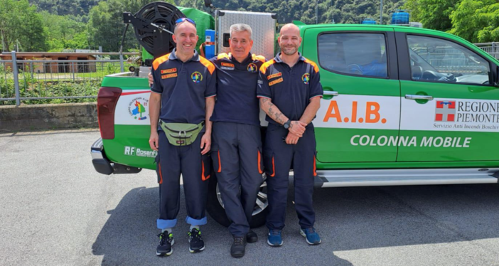Volontari Aib dal Vco in missione in Sicilia per la prevenzione degli incendi