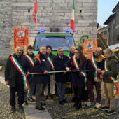 Inaugurato nuovo mezzo della protezione civile a Valle Cannobina FOTO