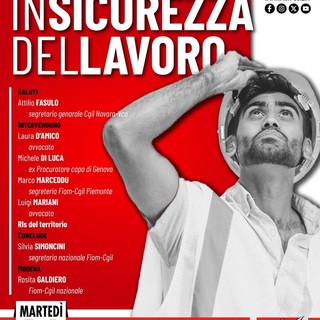 ''Insicurezza del lavoro'', un convegno della Cgil a Borgomanero