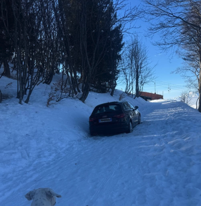 Auto sulle piste da sci del Mottarone: incredulità e stupore tra i presenti