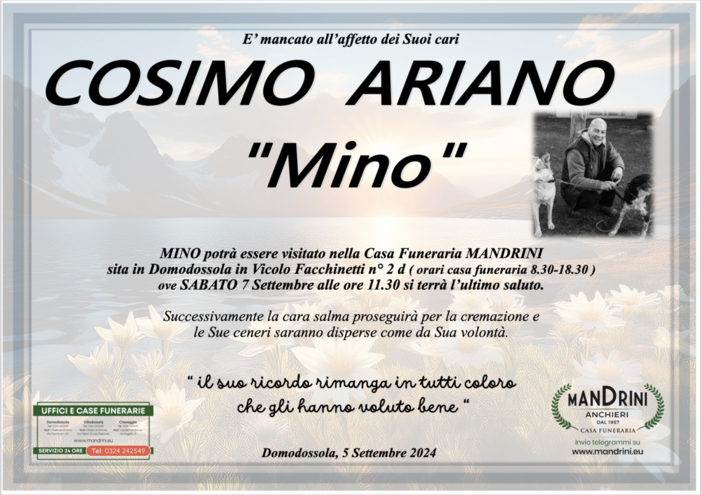 Cosimo Ariano &quot;Mino&quot;