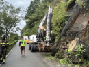 Movimento franoso sulla provinciale 46 del lago d'Orta: interruzione del traffico per tre ore. FOTO e VIDEO