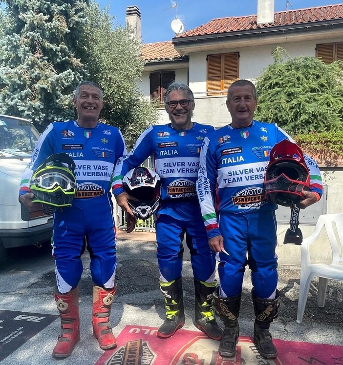 Tre piloti verbanesi all'Enduro Vintage Trophy Six Days  FOTO