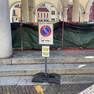 Omegna, temporanei disagi per lavori in piazza XXIV Aprile