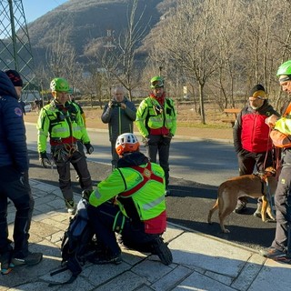 Atterrati a Villa i due scialpinisti rimasti illesi in Valle Divedro FOTO