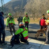 Atterrati a Villa i due scialpinisti rimasti illesi in Valle Divedro FOTO