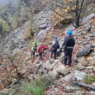 Salvati dal Soccorso Alpino i tre escursionisti bloccati sulla ferrata FOTO