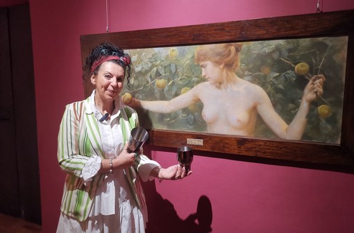 &quot;L'arte nel bicchiere&quot;: la barlady Cinzia Ferro celebra i suoi 25 anni in città al Museo del Paesaggio