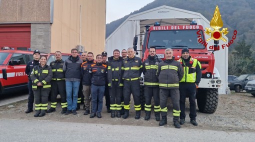 Il direttore regionale dei vigili del fuoco Alessandro Paola in visita nel Vco FOTO