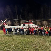 L'elisoccorso arriva in Cannobina: successo per il volo di prova FOTO