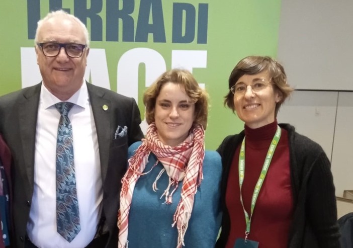 Una delegazione di Europa Verde Vco all'assemblea nazionale &quot;Terra di pace&quot;