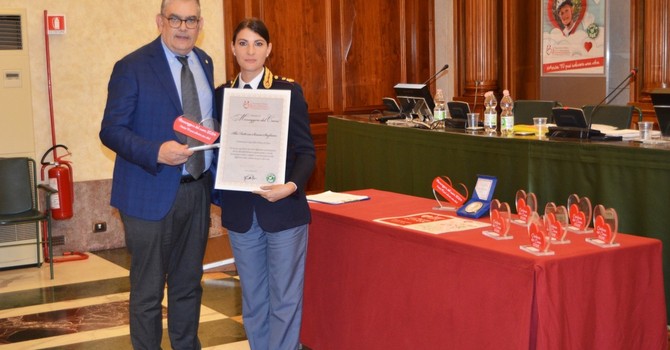 Cavalieri del Cuore, a Roma premiata anche la Capo di Gabinetto della Questura Serena Sagliano