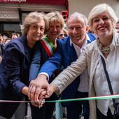 Nella foto l'inaugurazione del Circolo dei lettori