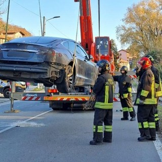 Scontro frontale a Fondotoce: grave un automobilista