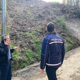 Proseguono i lavori dopo la frana in località Sasso Gambello FOTO E VIDEO