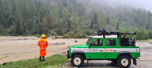 Torrente Anza ingrossato dalle forti piogge, Bonacci: &quot;Situazione sotto controllo&quot; FOTO