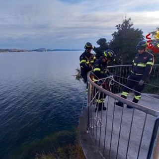 Uomo in difficoltà sotto la curva dell'Eden, salvato dai Vigili del fuoco