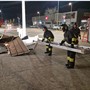 Notte di lavoro per i Vigili del fuoco a causa del forte vento FOTO