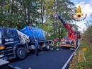 Camion fuori strada a Pian di Sole