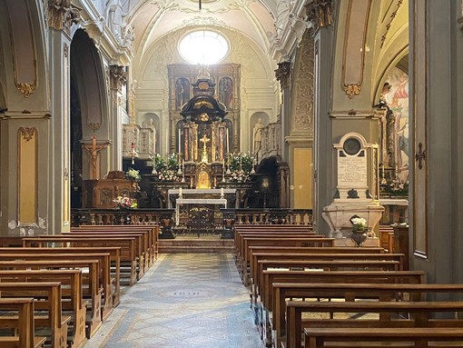 Restauro della Collegiata di Sant'Ambrogio ad Omegna  FOTO