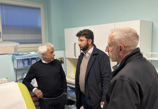 L'assessore regionale, Federico Riboldi, visita il centro medico di Cannobio