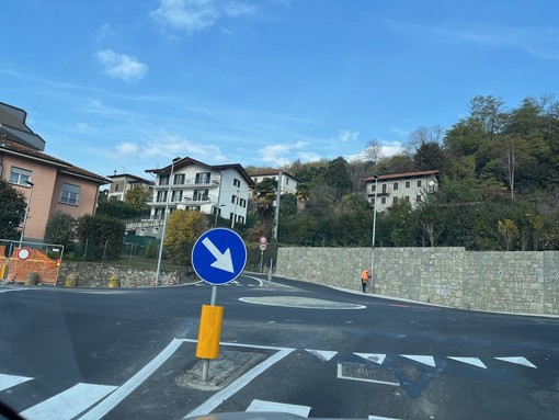 Verbania, è pronta la nuova rotonda di via Zappelli