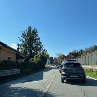 Traffico in tilt lungo la statale del lago Maggiore