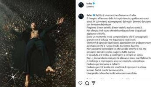 Sanremo, Fedez spiega 'Battito': &quot;È il respiro affannoso della lotta contro noi stessi&quot;